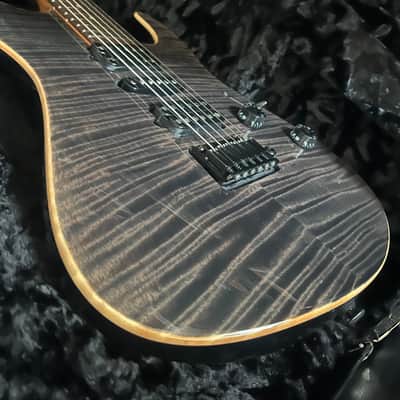Suhr Modern - Trans Black - Custom w/Hand Selected Flame Top - Mint! image 13