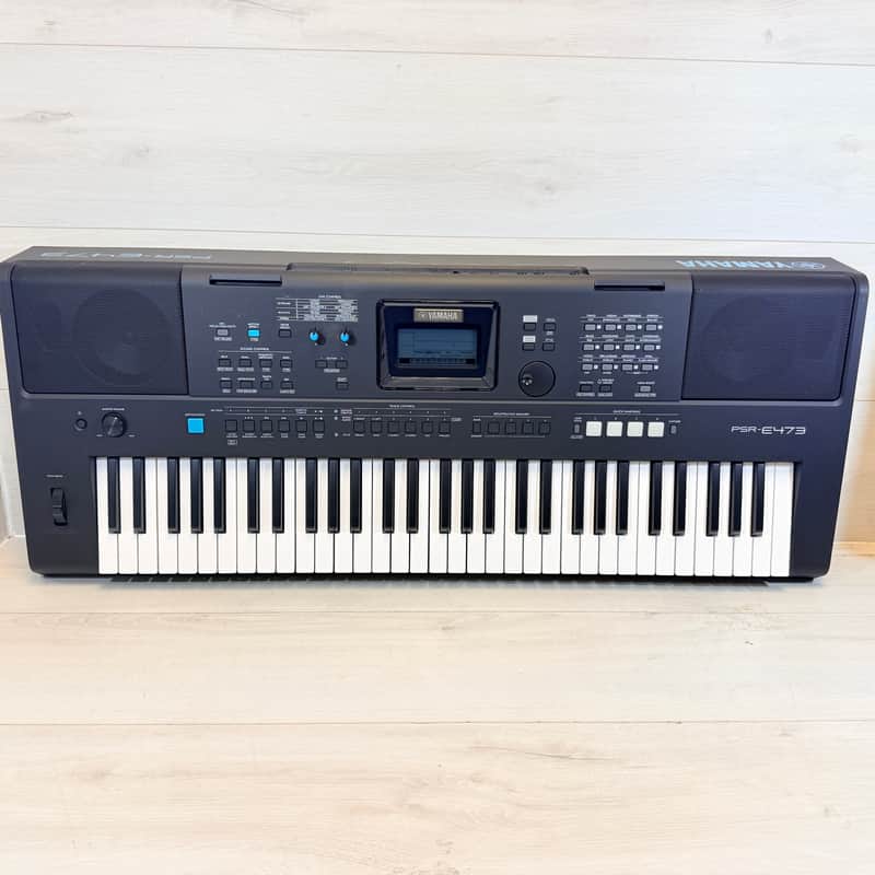 Yamaha PSR-E473 61-Key Portable Arranger Keyboard with Touch Response 2022-Present image 1