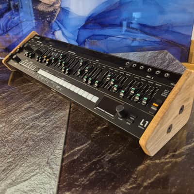 Solid Oak 30° Synth Stand for Donner L1 – Handmade by Synths and Wood UK image 11