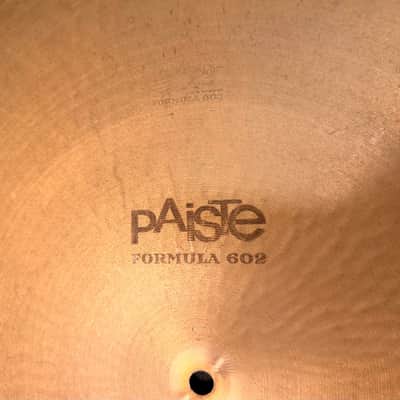 VINTAGE Paiste 602 FLAT RIDE 20” Medium ICONIC Controlled Mellow Incredible Definition! Black Label 2398 g image 3