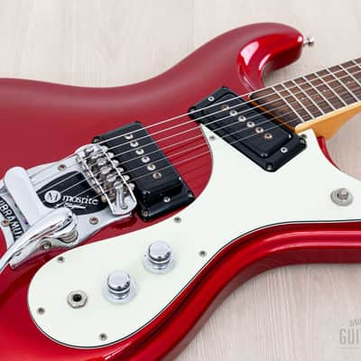 2008 Mosrite Ventures Model Mark I VM-1965 Candy Apple Red w/ Vibramute, Case & Tags, Japan Fillmore image 6