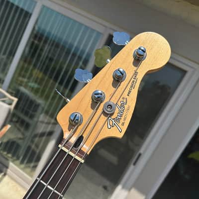 Video! Custom Fender Standard Precision Bass Blue image 16