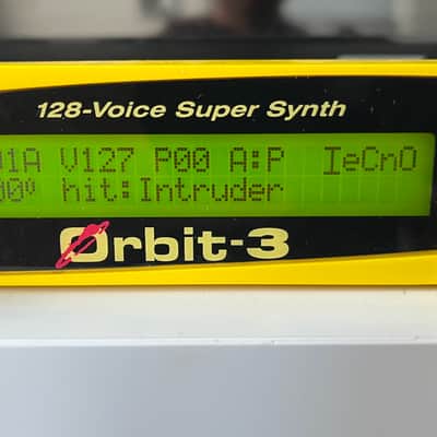 E-MU Systems Orbit-3 Rackmount 128-Voice Super Synth 2001 - Yellow image 4