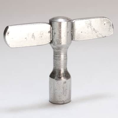 Slingerland Radio King Era Drum Tuning Key, Logo-Stamped, Nickel Finish / 1940s -50s / INSPECTED & TESTED image 4