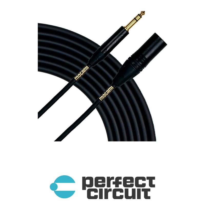 Mogami Gold-TRSXLRM-20 1/4" TRS to XLRM Cable - 20FT image 1