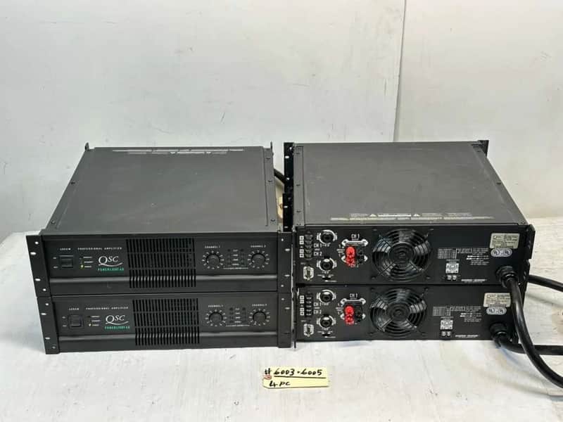 QSC POWERLIGHT 4.0 PROFESSIONAL POWER AMPLIFIER #AV6002-5 (ONE) THS image 1