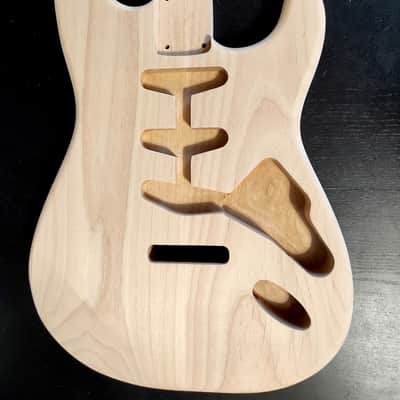 Alder 2 Pcs Stratocaster Style Body, Unfinished