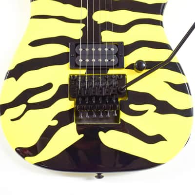 ESP LTD GL-200MT George Lynch Signature - Yellow with Tiger Graphic image 3