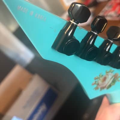 B.C. Rich Warlock late-80s - Robin’s Egg Blue image 5