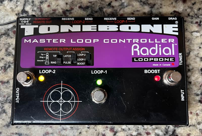 Radial Tonebone Loopbone Master Effects Loop Switch Controller with Boost image 1