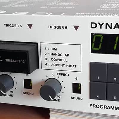 Vintage Dynacord P-20 programmable Digital Drums with 5 catridges image 4