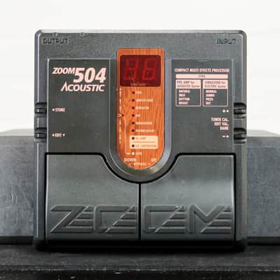 Preowned Zoom 504 Acoustic Multi-Effects Pedal image 1