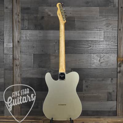 Mint Fender Custom Shop 60s Reverse Telecaster Journeyman Relic - Champagne Metallic (Journeyman Relic) with custom shop hard shell case image 6