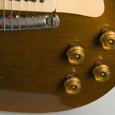 Gibson Les Paul Model Solid Body Electric Guitar (1954), ser. #4-0379, period brown hard shell case. image 21