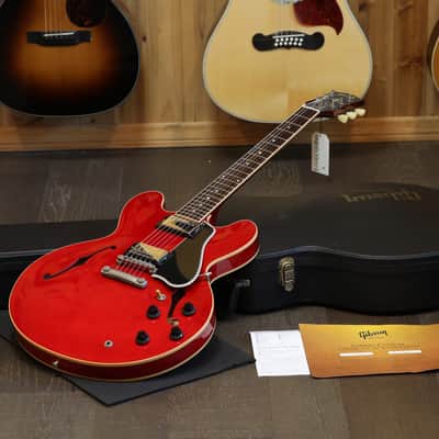 2009 Gibson Custom Shop '59 ES-335 Historic Reissue Nashville Semi-Hollow Electric Guitar Cherry Red + COA OHSC image 1