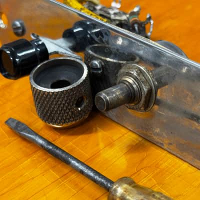 1952 1953 Fender Telecaster Blackguard control plate pots potentiometer clarostat CRL 1454 switch 250k wiring harness cap capacitor image 9