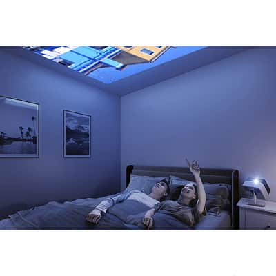 Epson Lifestudio Flex Plus 4K PRO-UHD 3-Chip 3LCD Wireless Smart Portable Projector, Silver image 8
