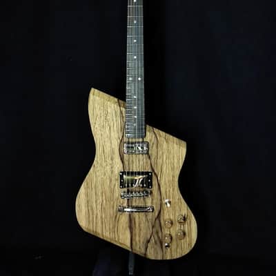 Amethyst Guitars Pyrus in Black Limba. Luthier built, custom, handmade, unique image 1