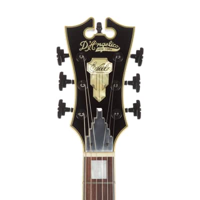 2016 D'Angelico Excel DC Semi-Hollow Electric Guitar w/Stairstep Tailpiece, Grey Black, S16006XXXX image 8
