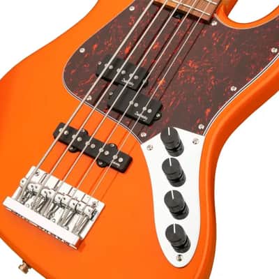 Sadowsky MetroExpress 21-Fret Hybrid P/J Bass, Morado Fingerboard, 5-String - Solid Candy Apple Orange Metallic High Polish image 5