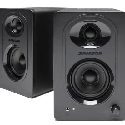 Samson MEDIAONE M30 Powered Studio Monitors 2X 10W Studio Monitors Pair image 2
