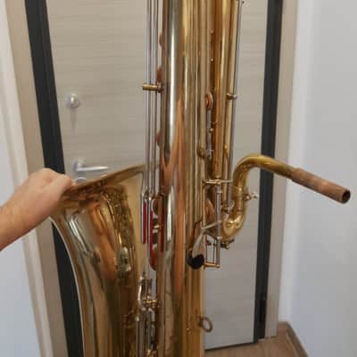 Rare Orsi Bass saxophone fully hand made in Italy, monster sound ! image 7