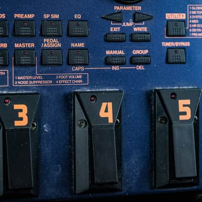 USED Boss GT-5 Multi-Effect Unit blue image 3