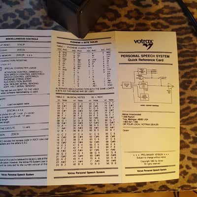 Vintage Votrax PSS 200 - Personal Speech System (Voice Synthesizer) image 8