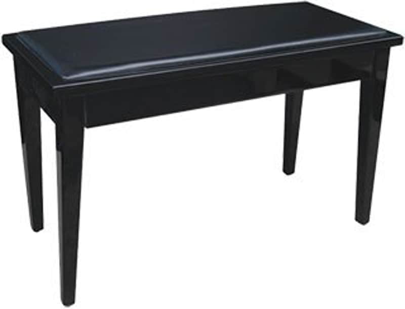 Profile - Piano Bench w/ Compartment Black image 1