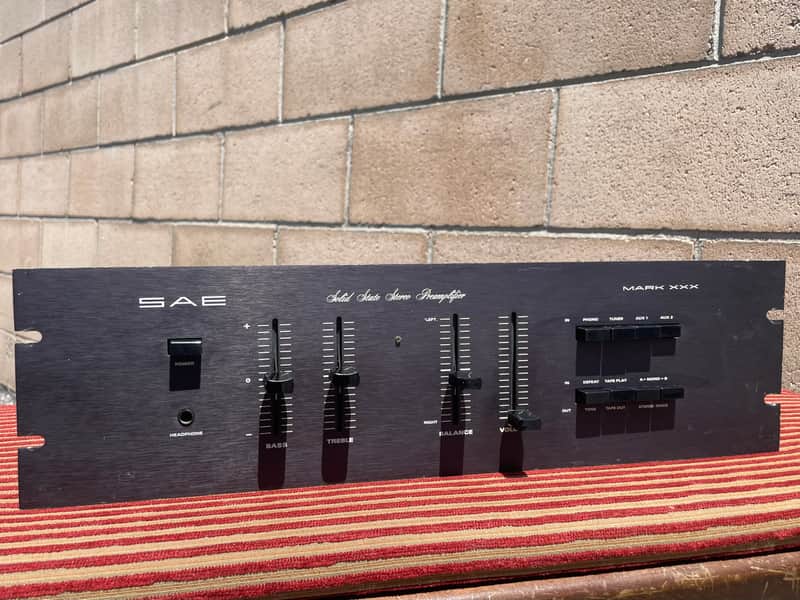 SAE MKXXX Pre-Amp controller 70s 80s - Black