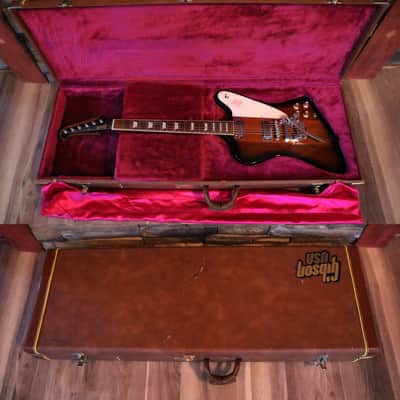 1999 Gibson Firebird V  Vintage Sunburst / Bigsby on Vibrate  / String spoiler / Banjo tuners image 25