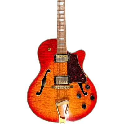 Johnson Model JH-440-C Hollow-Body Electric Guitar, MIC (Used) image 1