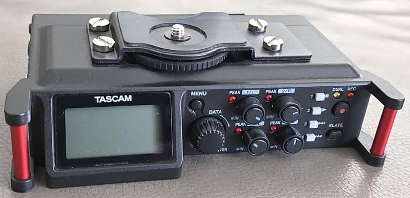 TASCAM DR-70D 4-Channel Audio Recorder for DSLR Cameras image 1