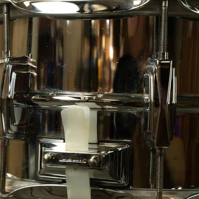 1980s Ludwig 6.5x14 LM402 Supraphonic Snare Drum image 12