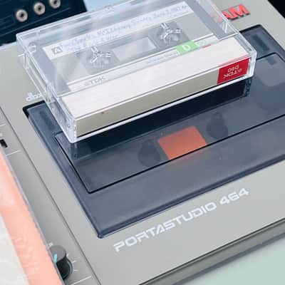 Serviced TASCAM 464 Portastudio 4-Track Cassette Recorder - With Box, Manual, and Tape image 11