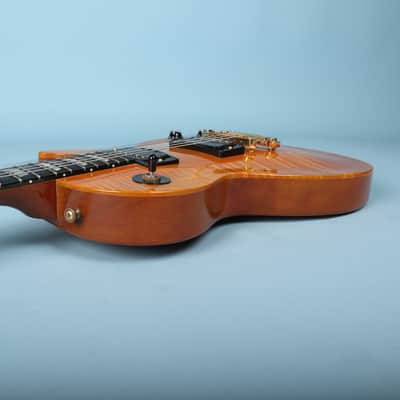 1992 Gibson Les Paul Lite Amber Flamed Electric Guitar image 12
