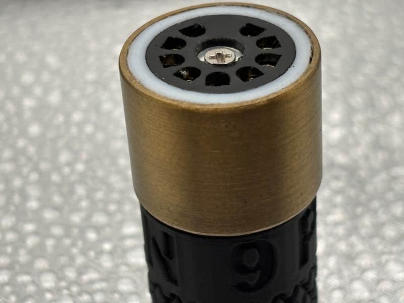 1pc 9 gold Pin Bakelite vacuum tube Socket Saver with Brass Sleeve us stock 6922 image 1