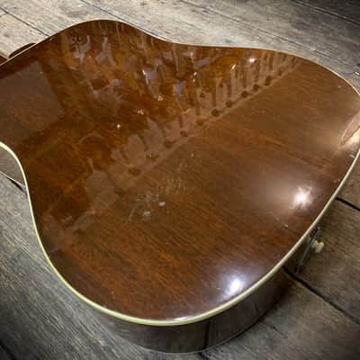 1967 Gibson B45-12-N 12 Stain Acoustic in Natural finish with hard shell case image 6
