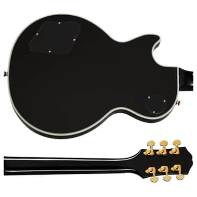 Epiphone Les Paul Custom Electric Guitar Ebony image 8