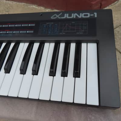 ROLAND 1986 JUNO 1 SYNTHESIZER ORIGINAL CLEAN TESTED w/COVER! image 5