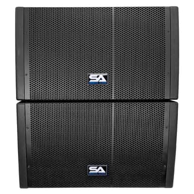 SAXLP-12P - Pair of Passive 12 Inch Line Array Speakers with Dual Compression Drivers image 2