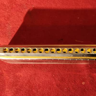 Non-Functioning Hohner Super 64 Chromatic Harmonica image 2