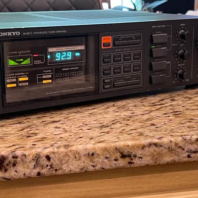 Onkyo TX-25 Quartz Synthesized Tuner Mid 80's - Black image 7