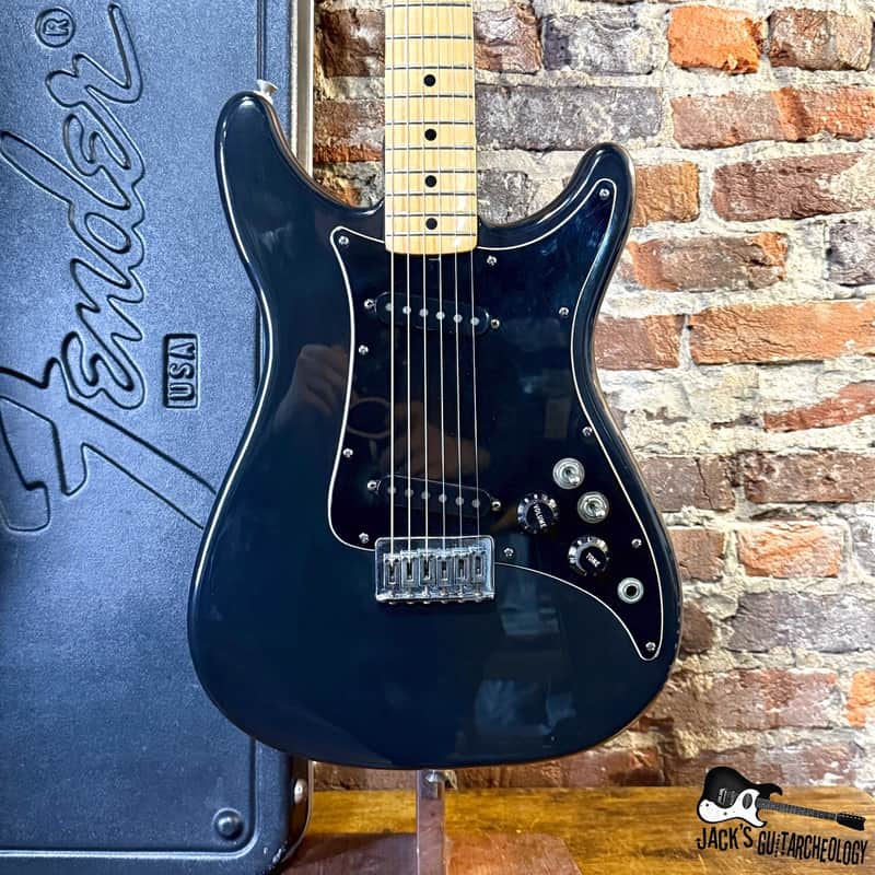 Fender Lead II Electric Guitar w/ OHSC & *REFRET* (1980s - Charcoal) image 1