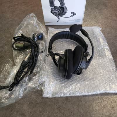 Audio-Technica BPHS1 Broadcast Stereo Headset Headphones/Dynamic Cardioid Microphone 2010s - Black image 2