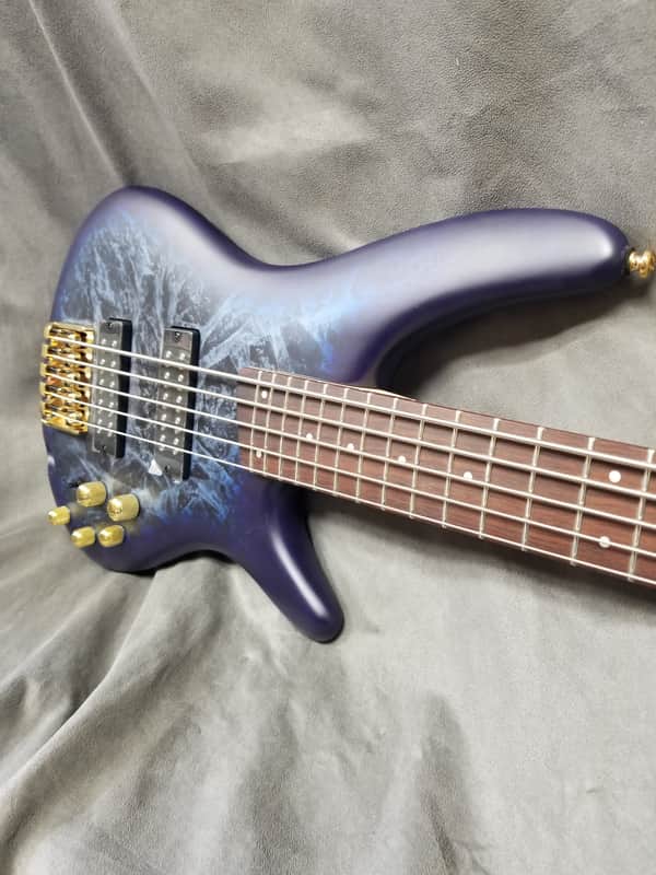 Ibanez SR305EDX-CZM Standard Soundgear Cosmic Blue Frozen Matte image 1