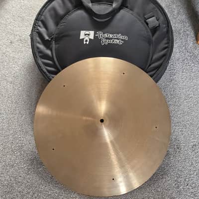 Vintage 1960s & 1970s Avedis Zildjian Cymbal Set (14" Hats, 18", 19", 20") + Protection Racket Bag image 4
