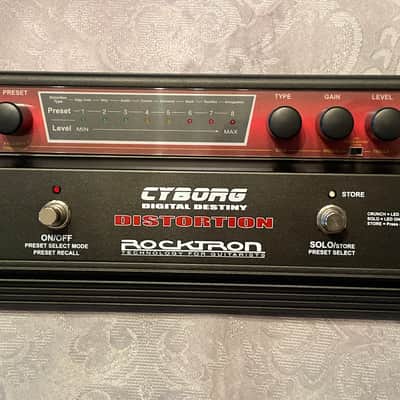 Rocktron Cyborg Distortion Effects Pedal - 2000s - Black - New in Box image 3