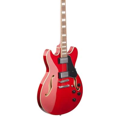 Ibanez Artcore AS73 Semi-Hollowbody Guitar Trans Cherry Red image 8