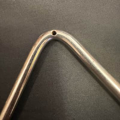 Unbranded 6" Triangle, Chrome Plated Steel, 1/4" diameter Rod - EXCELLENT image 2